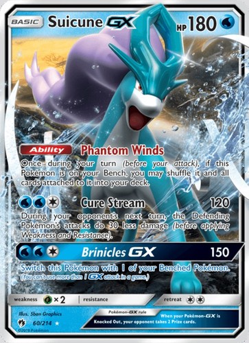 Suicune 60 214 - 1x, gx