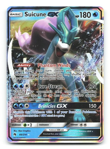 Carta pokemon suicune - carta,