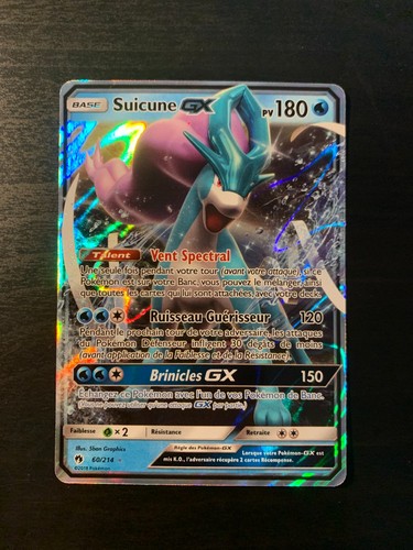 Carte pokémon suicune - pokémon, :