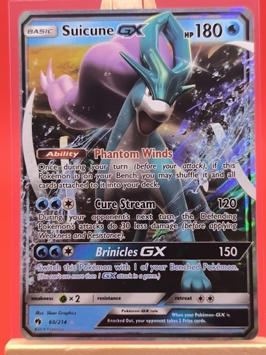 Suicune 214 lost thunder - gx,