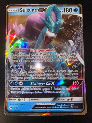 Suicune 60 214 - gx,