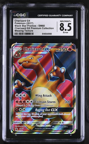 Cgc charizard gx sm60 - 8.5,