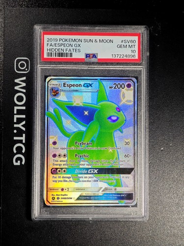 Psa espeon shiny - espeon, gx
