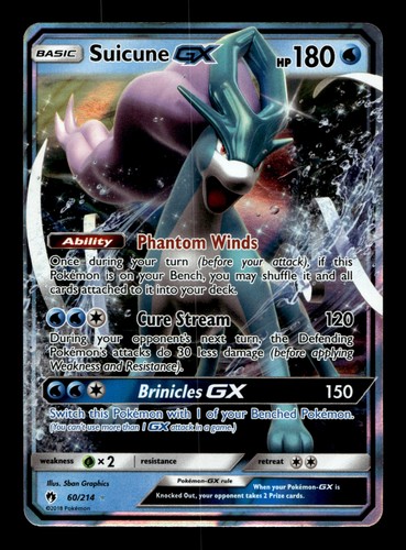 Suicune 214 holofoil - holofoil, sm