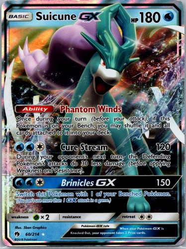 Suicune 214 pokemon - suicune, gx